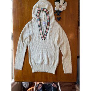 Vintage Style Old Navy Knit Hoodie Sweater L Cottagecore Campcore Streetwear